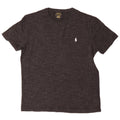 Camiseta masculina Polo Ralph Lauren Top cinza médio algodão