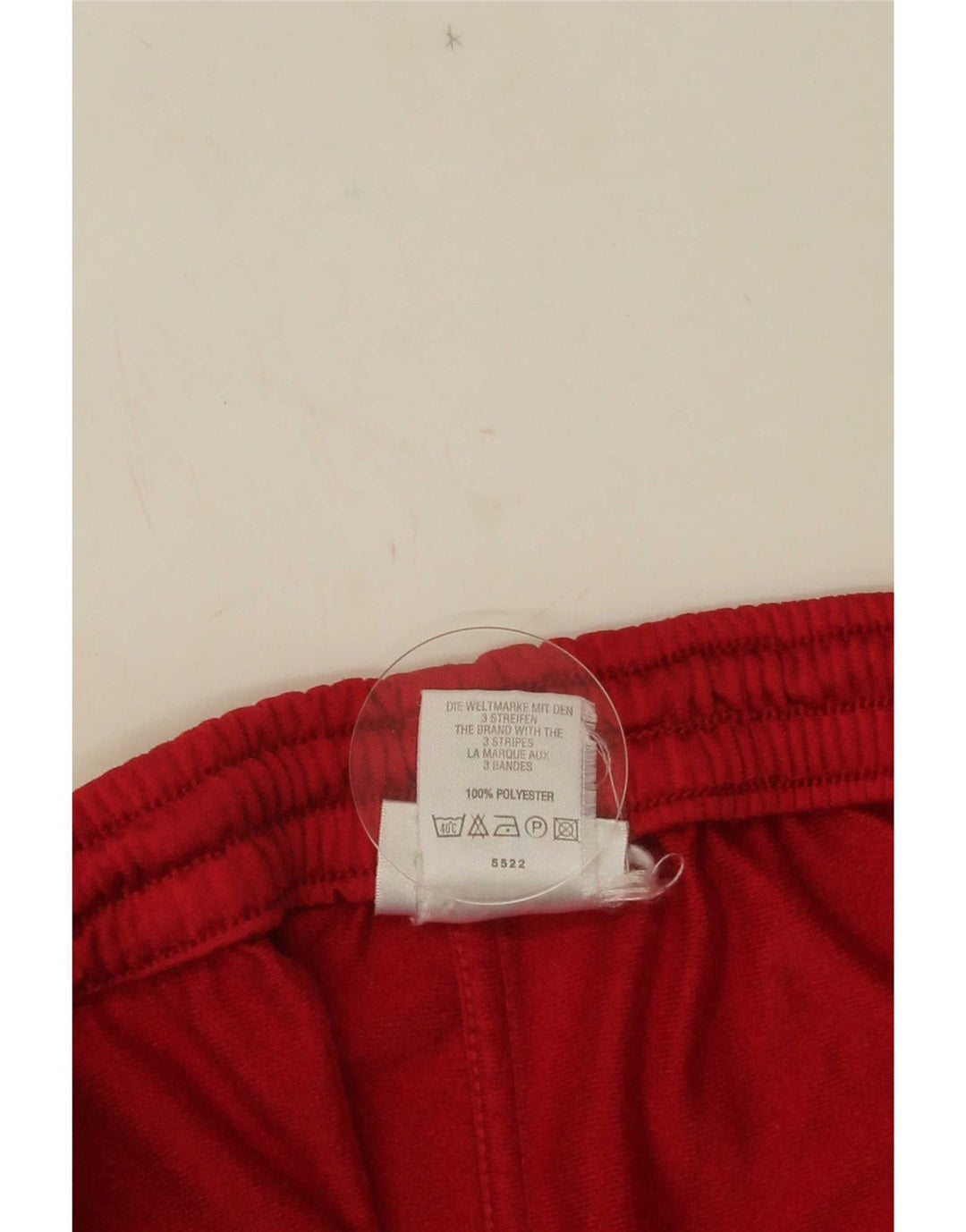 Calça Adidas Masculina Graphic Treino Médio Vermelho Colorblock Poliéster
