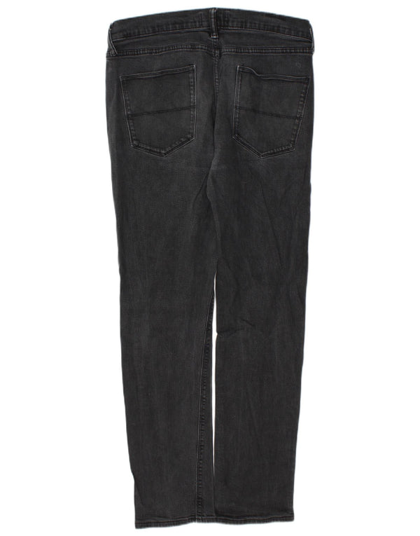 Marks & Spencer Mens Jeans Slim W34 L33 Algodão Preto