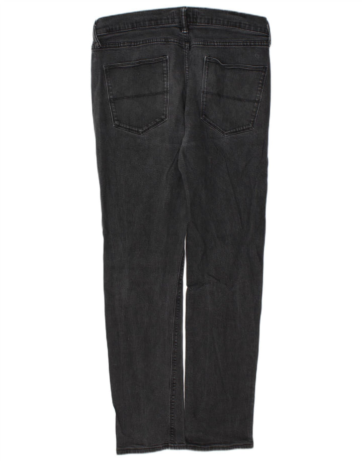 Marks & Spencer Mens Jeans Slim W34 L33 Algodão Preto