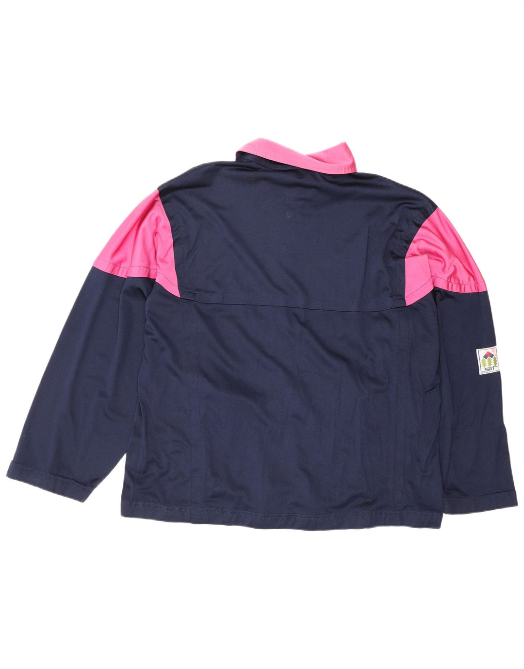 SERGIO TACCHINI Jaqueta masculina de agasalho gráfico pequena azul marinho