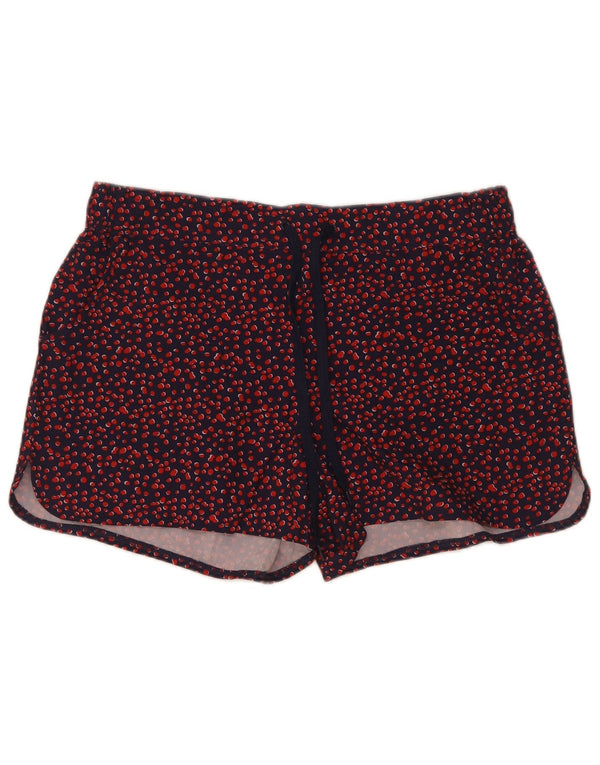 Shorts esportivo feminino Mountain Warehouse Reino Unido 14 grande azul marinho manchado