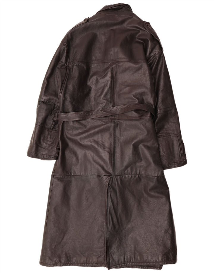 Casaco de couro masculino MAX MOSER IT 56 3XL couro marrom