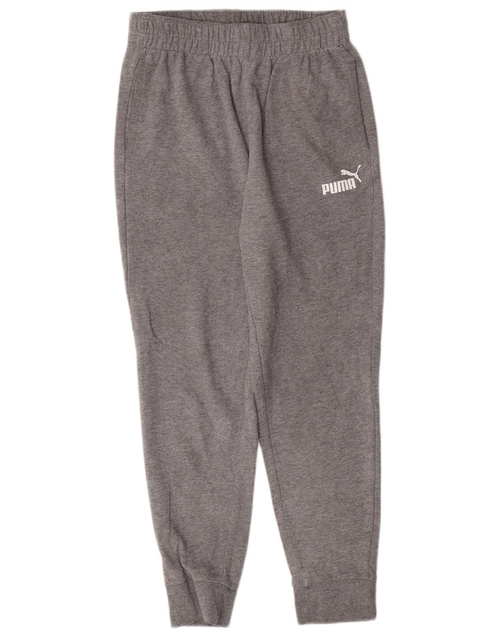 Calça de treino Puma Boys Joggers 10-11 anos cinza médio algodão