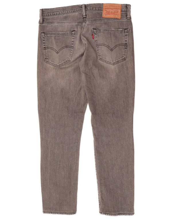 Calça jeans masculina Levi's 511 Slim Tapered W31 L27 cinza algodão