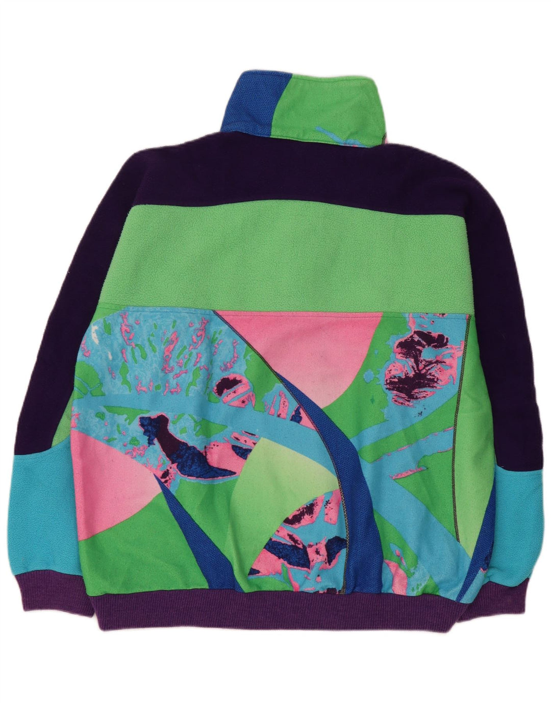 Suéter masculino de lã com gola redonda Colmar XL azul colorblock