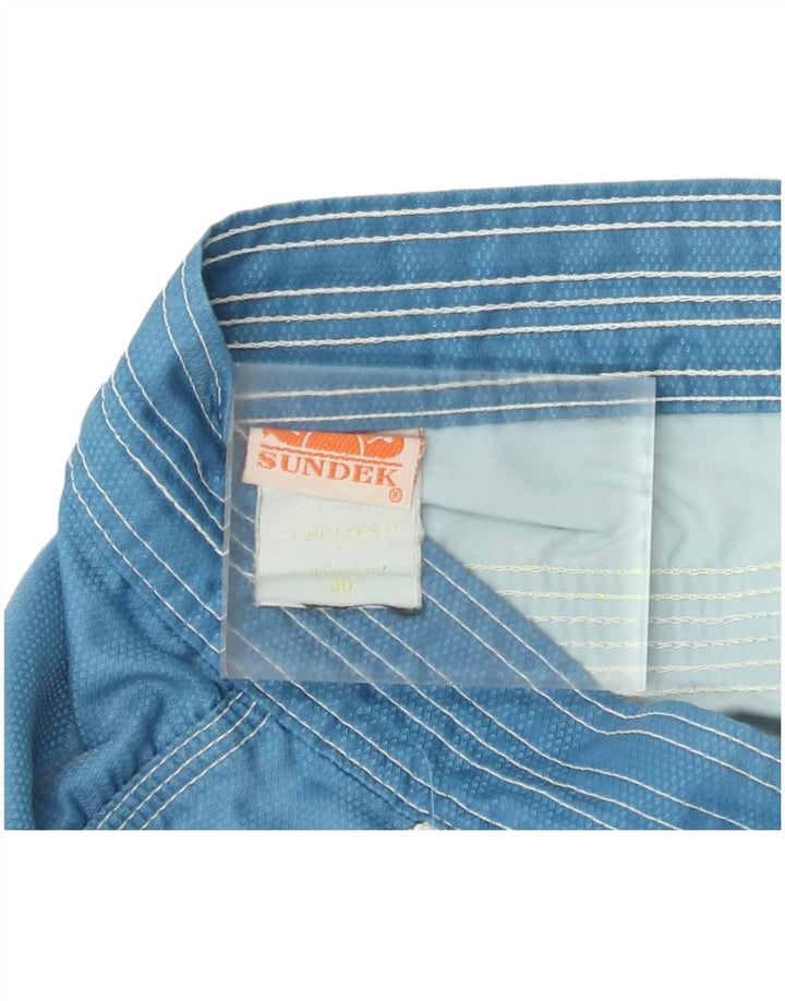 Shorts de natação masculino Sundek poliéster azul médio