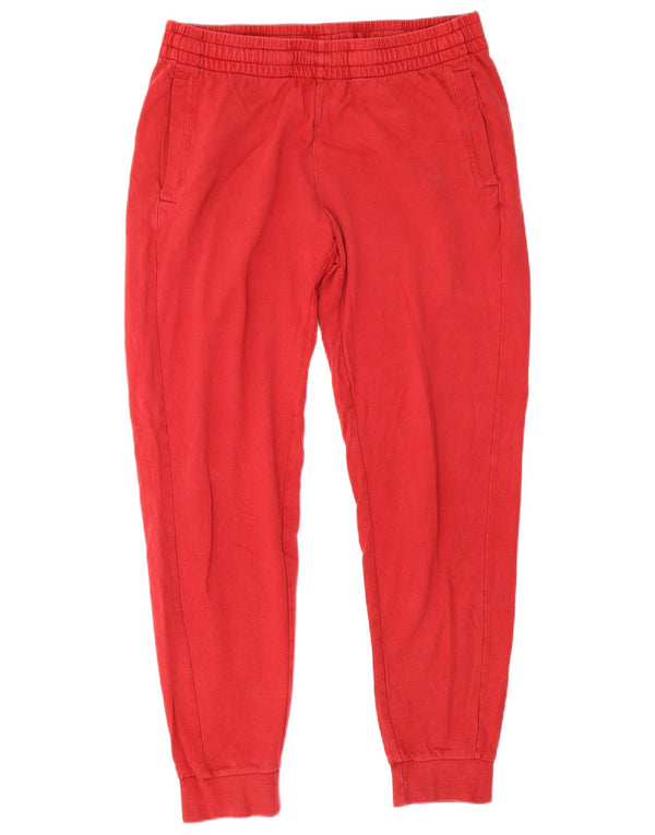 Calça esportiva masculina Emporio Armani com estampa gráfica XL algodão vermelho