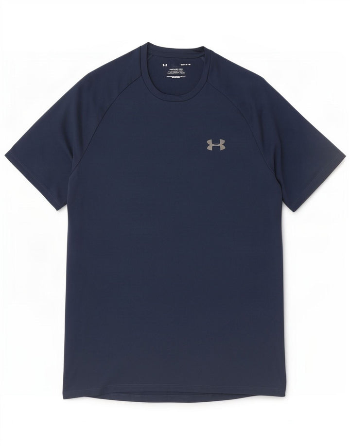 Camiseta masculina Under Armour Top médio azul marinho poliéster