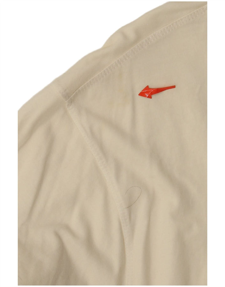 Camiseta masculina REEBOK top médio off white algodão