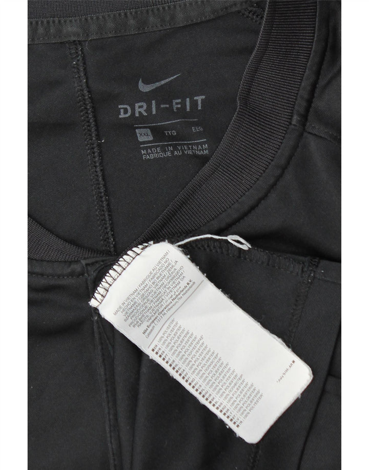 Camiseta masculina Nike Dri Fit Top 2XL poliéster preto