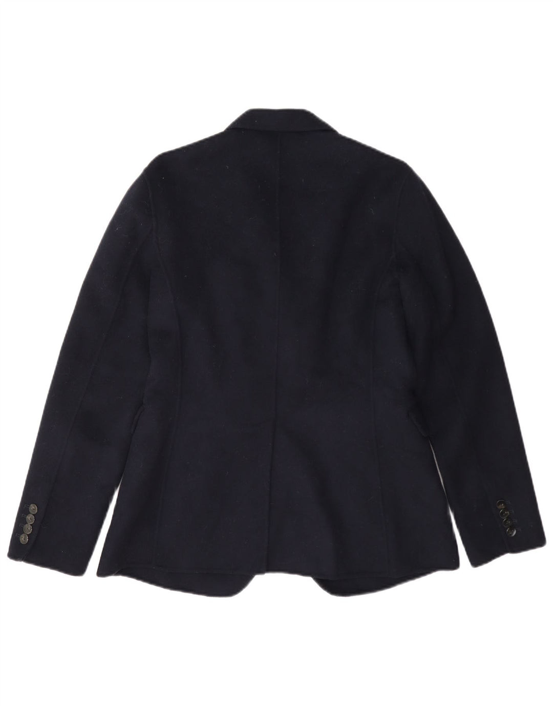 Jaqueta blazer feminina Massimo Dutti com 2 botões UE 38 pequena lã azul marinho