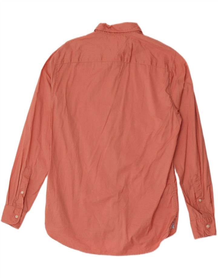 Camisa masculina TOMMY HILFIGER regular fit médio algodão rosa