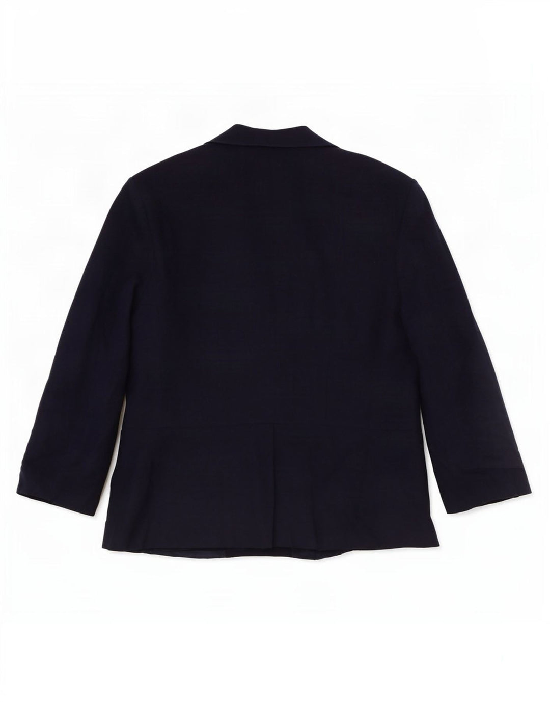 Jaqueta blazer feminina de manga 3/4 da Marks & Spencer Reino Unido 14 grande azul marinho