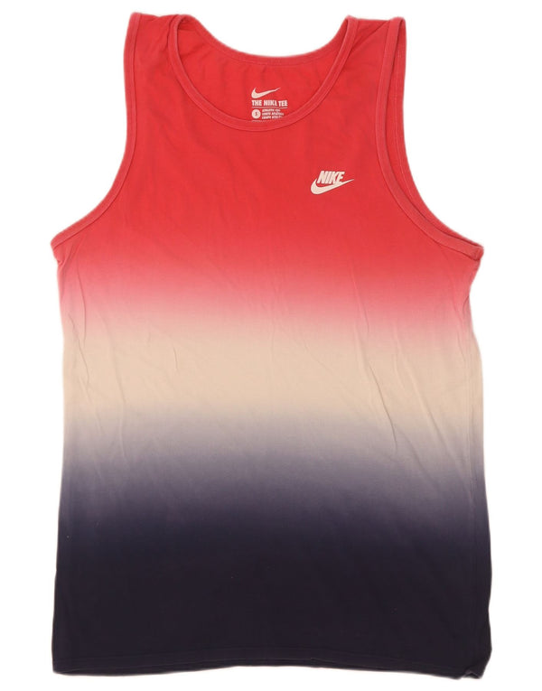 Nike Mens Athletic Cut Vest Top Small Multicoloured Colourblock