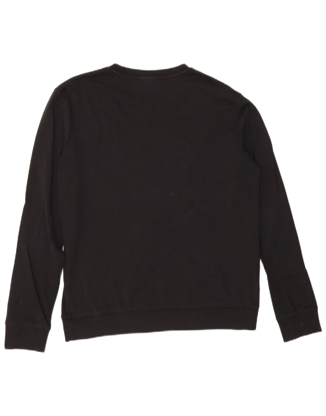 Hugo Boss moletom gráfico masculino jumper grande algodão preto