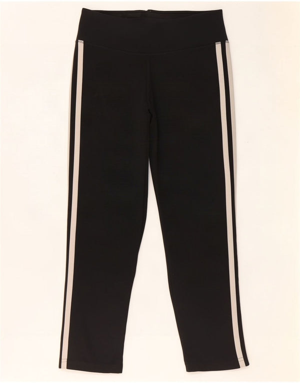 Adidas Womens Climalite Capri Leggings UK 8/10 Pequeno Poliéster Preto