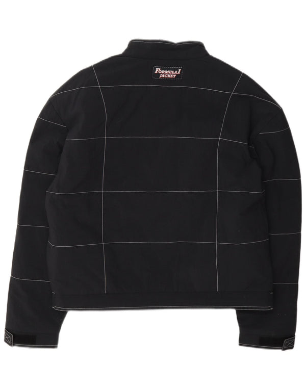 Jaqueta masculina Parmalat Fórmula 1 Graphic Racing UK 42 XL azul marinho xadrez