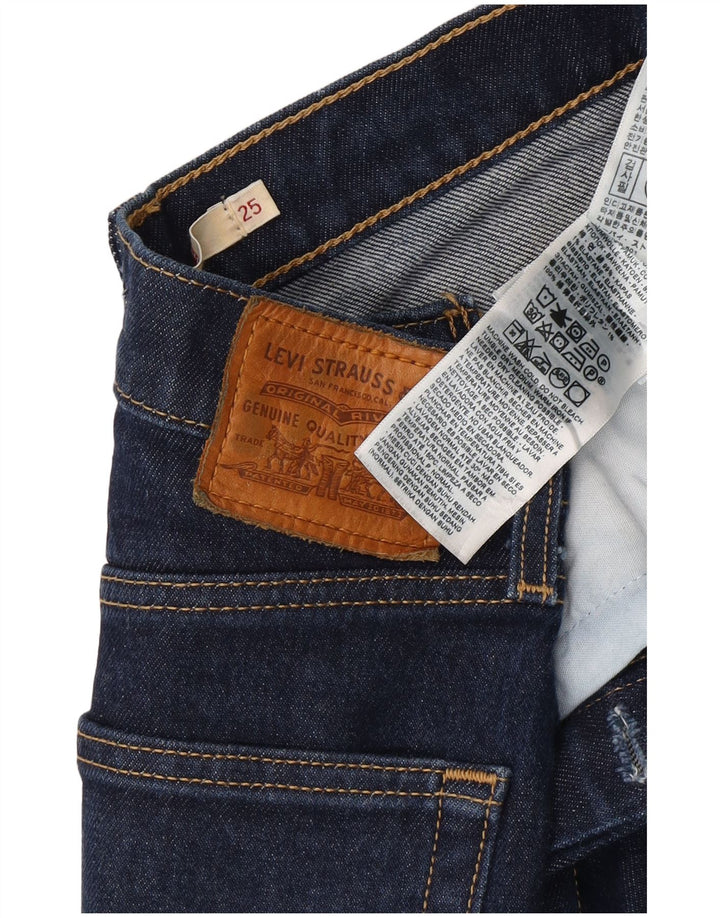 Jeans feminino LEVI'S Ribcage Bootcut W25 L26 algodão azul marinho