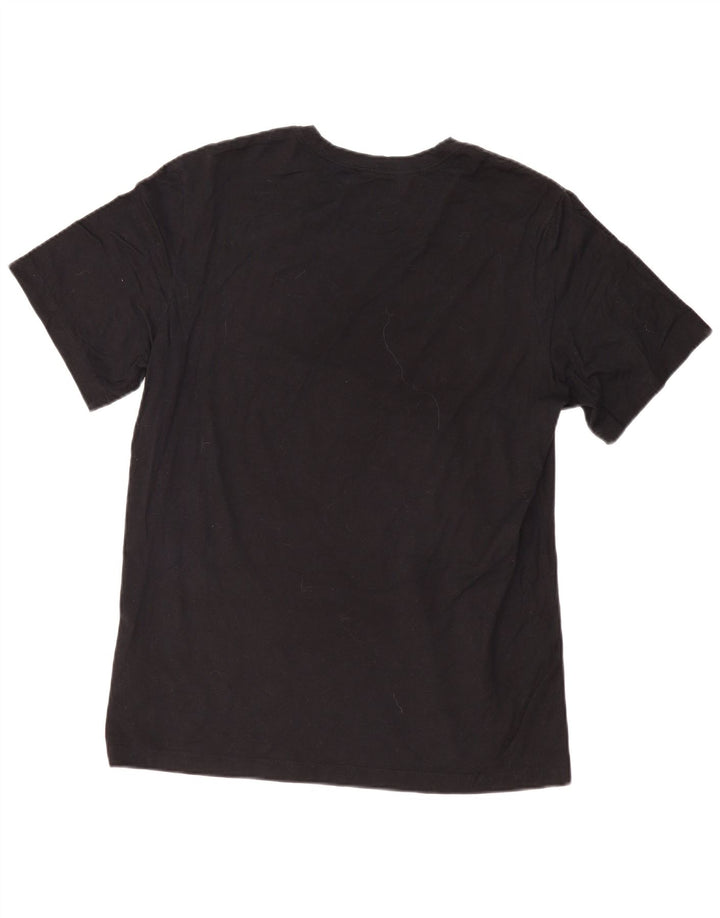 Camiseta gráfica masculina Nike grande algodão preto