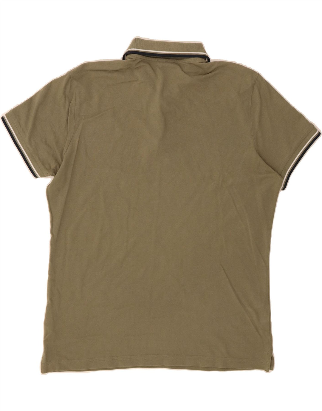 DIADORA Mens Polo Shirt XL Khaki Cotton Vintage Diadora and Second-Hand Diadora from Messina Hembry 