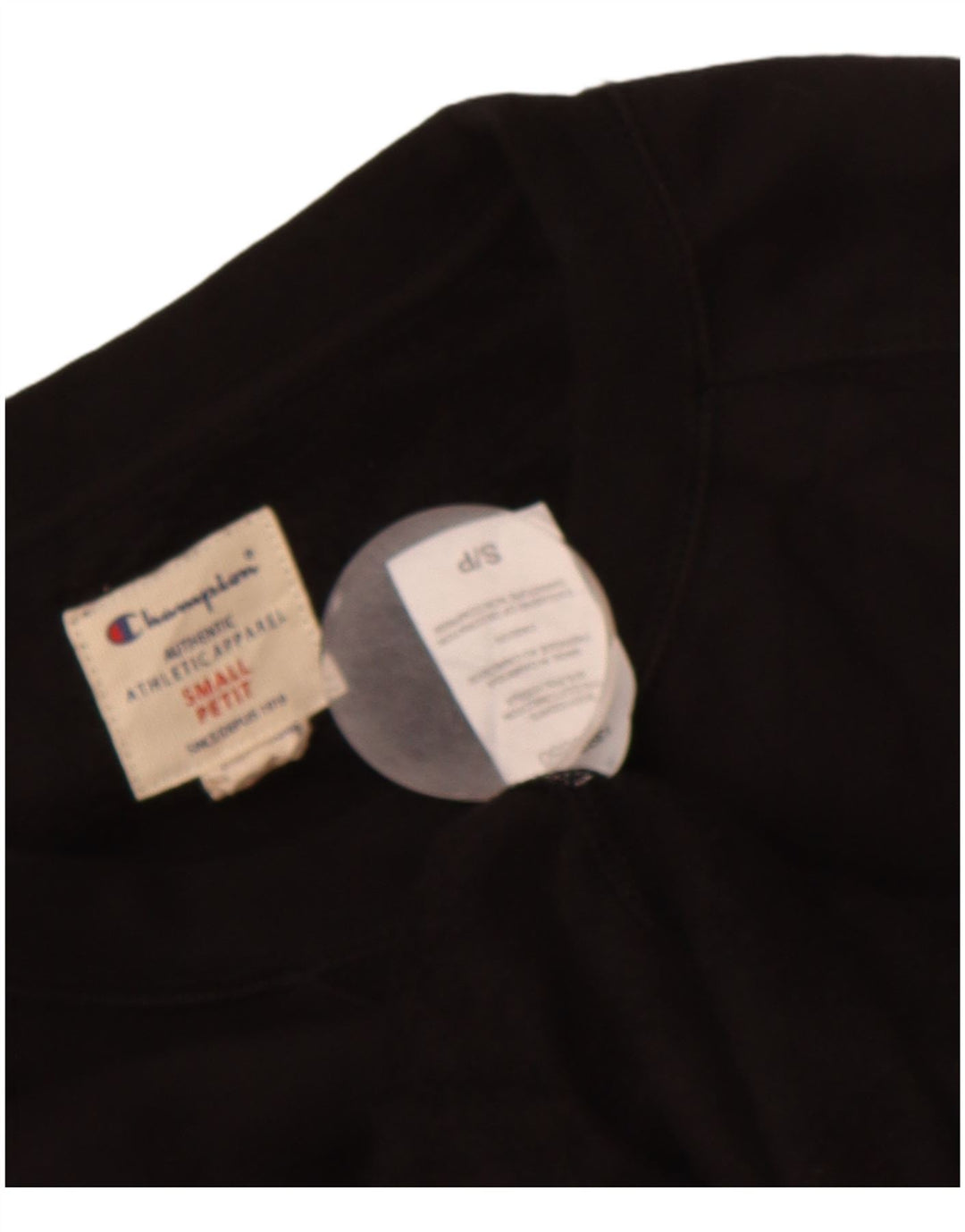 CHAMPION Suéter gráfico masculino pequeno algodão preto