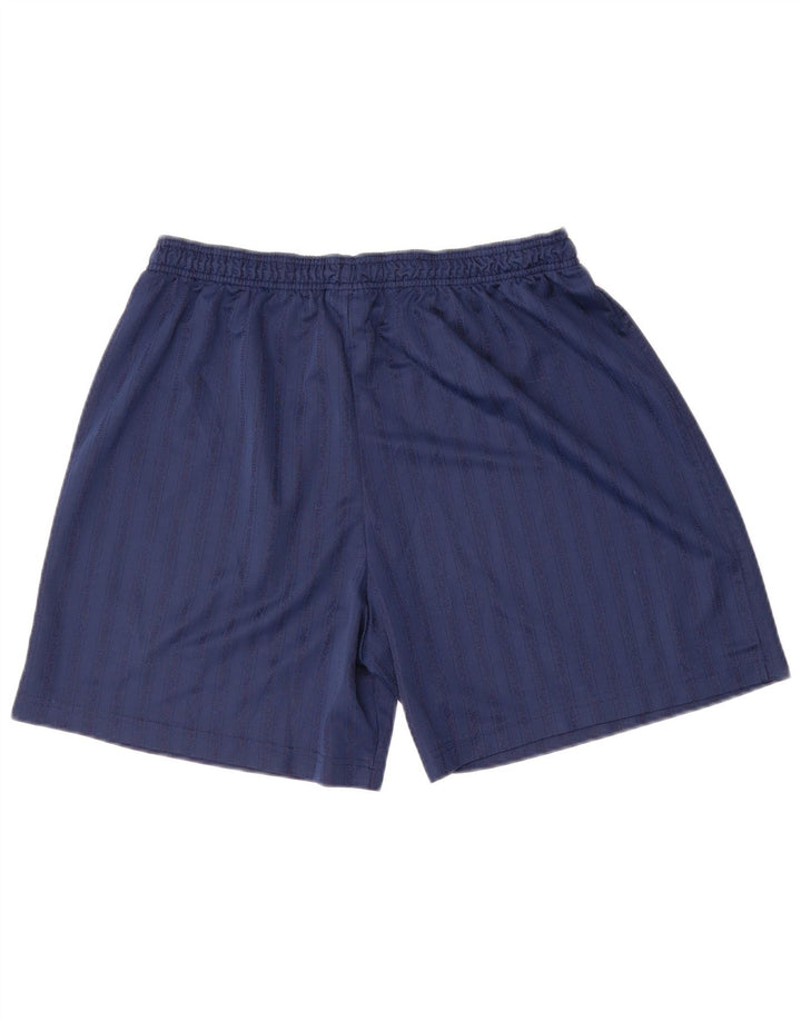 Umbro Masculino Sport Shorts XL Azul Marinho Risca de Giz Poliéster