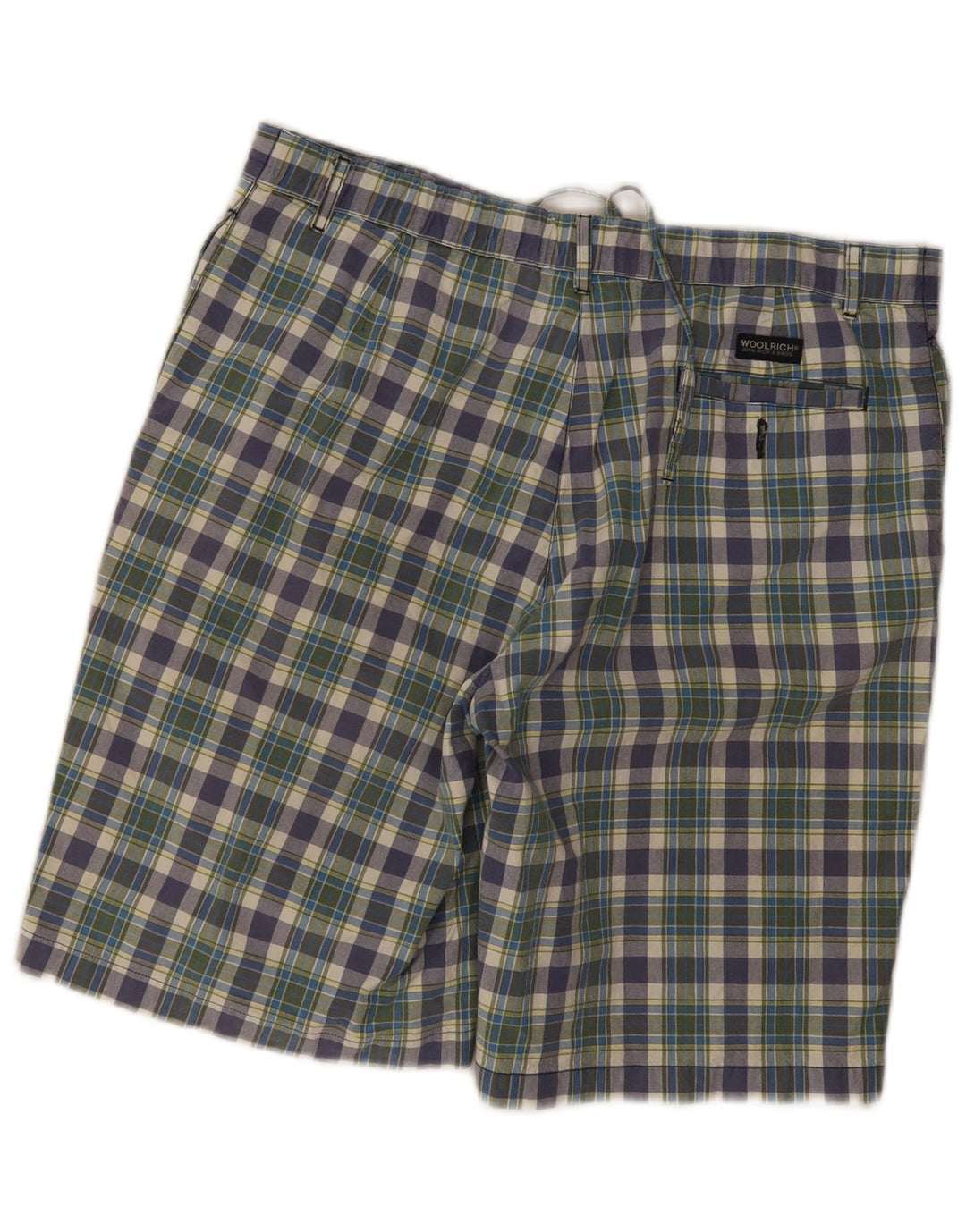 Shorts Chino Regular Masculino Woolrich W38 XL Algodão Xadrez Multicolorido