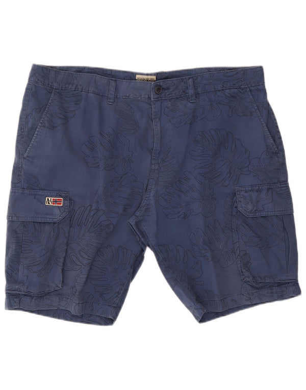 Shorts cargo masculino Napapijri W40 XL azul marinho floral