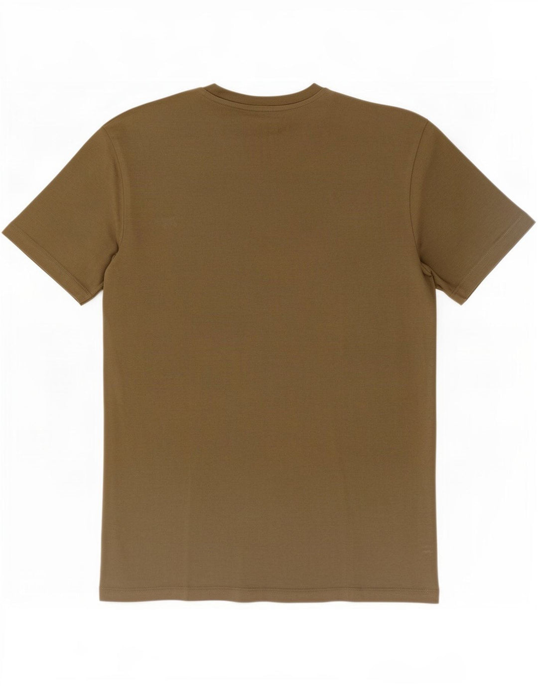 Camiseta masculina Zara Top grande cáqui