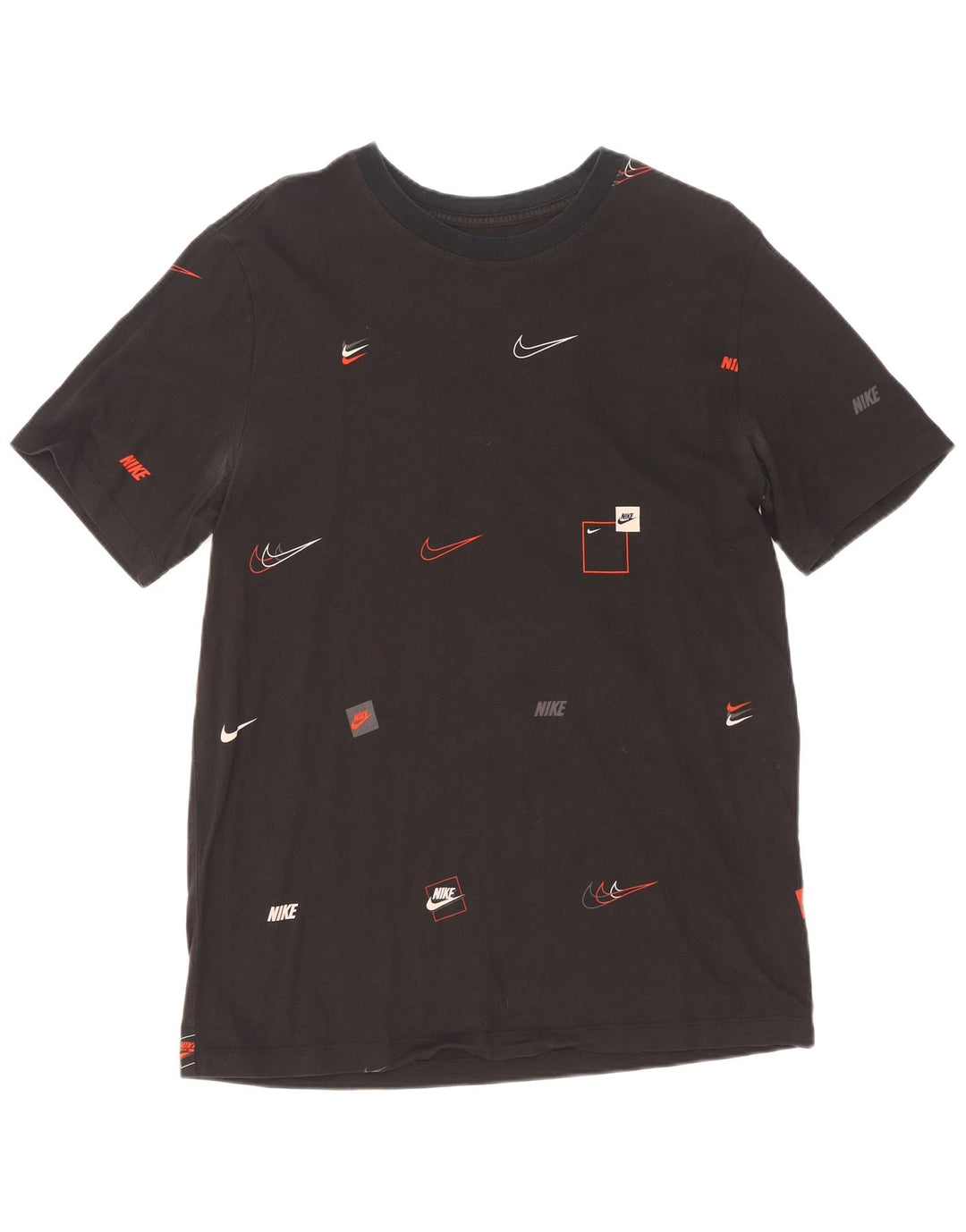 Camiseta gráfica masculina Nike grande algodão preto