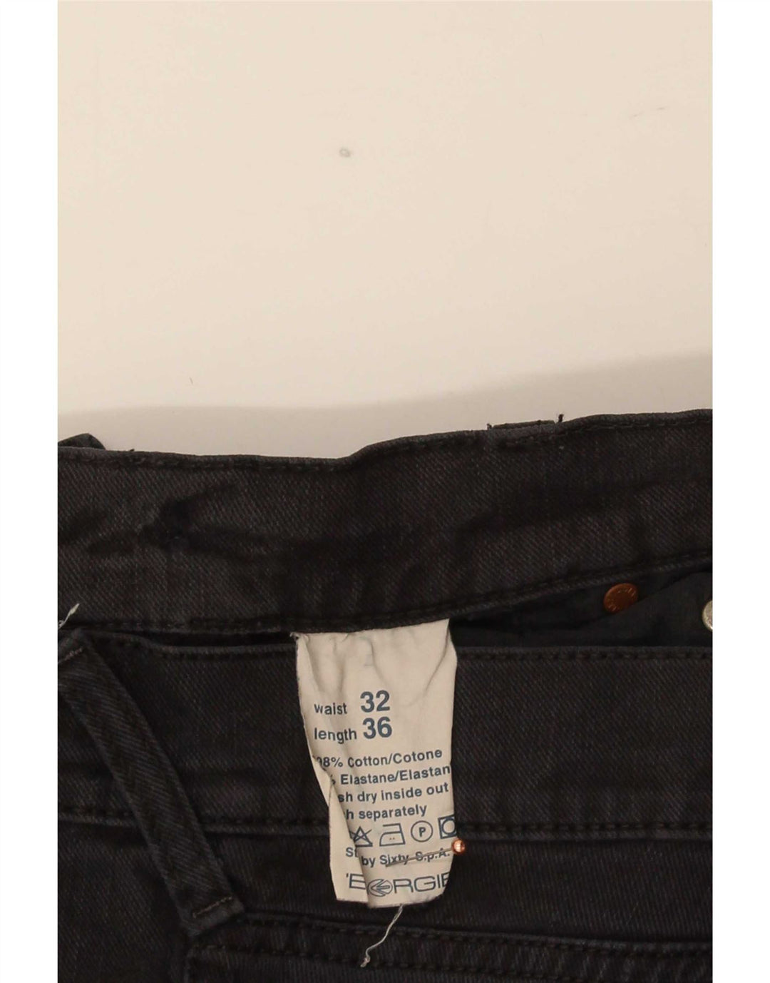 Energie Jeans Slim Feminino W32 L36 Algodão Preto