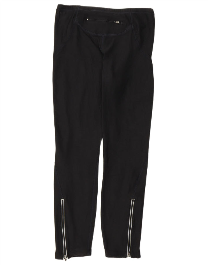 Nike Womens Crop Leggings UK 10/12 Médio Preto Poliéster Esportes