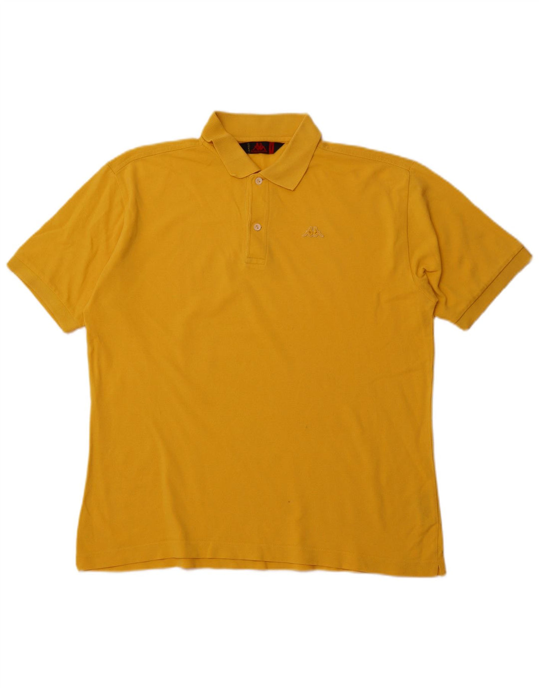 Camisa polo masculina KAPPA grande algodão amarelo