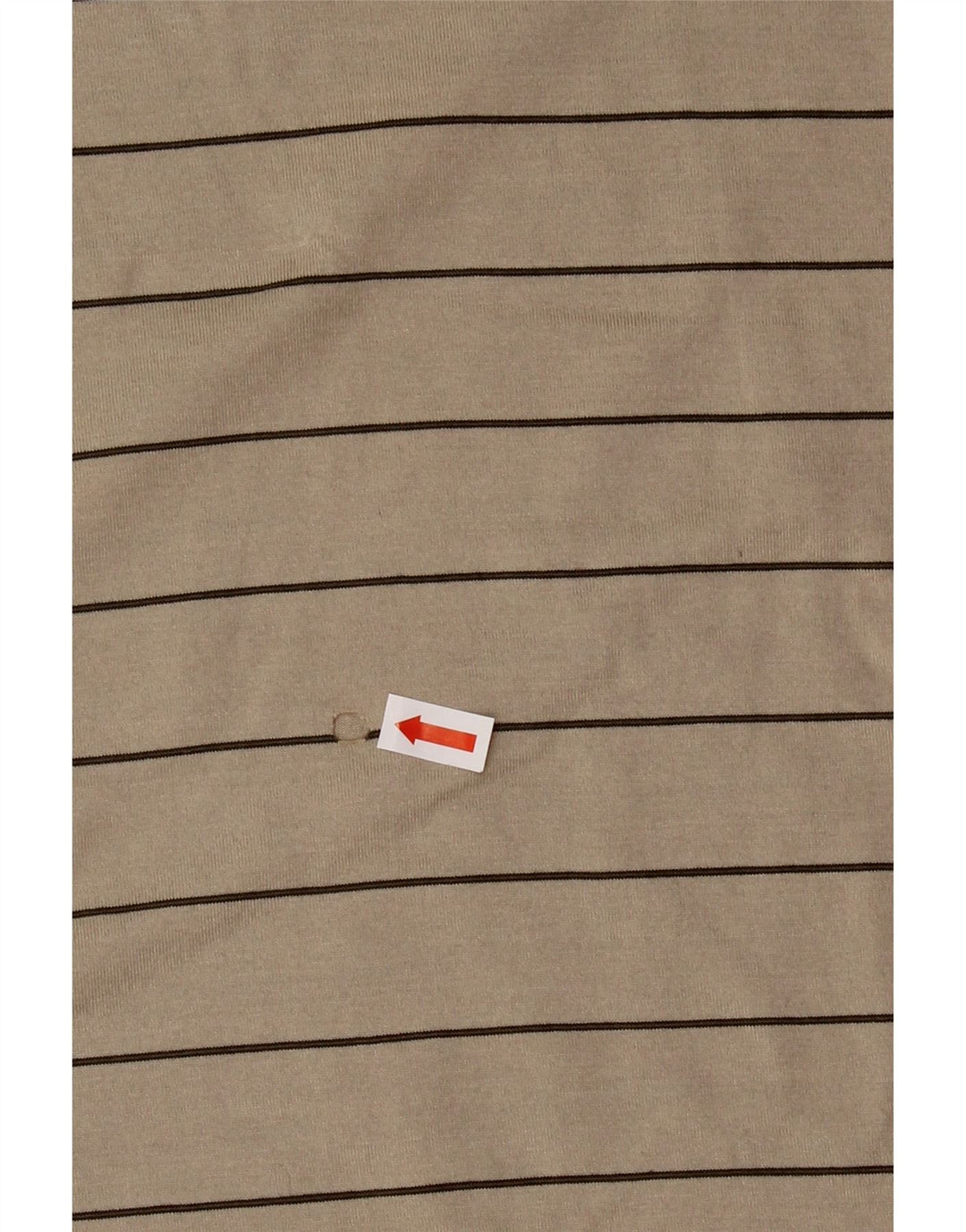 Camisa polo masculina IZOD grande algodão listrado bege