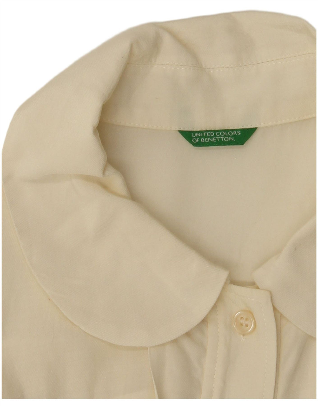 Blusa feminina Benetton UK 14 grande off white