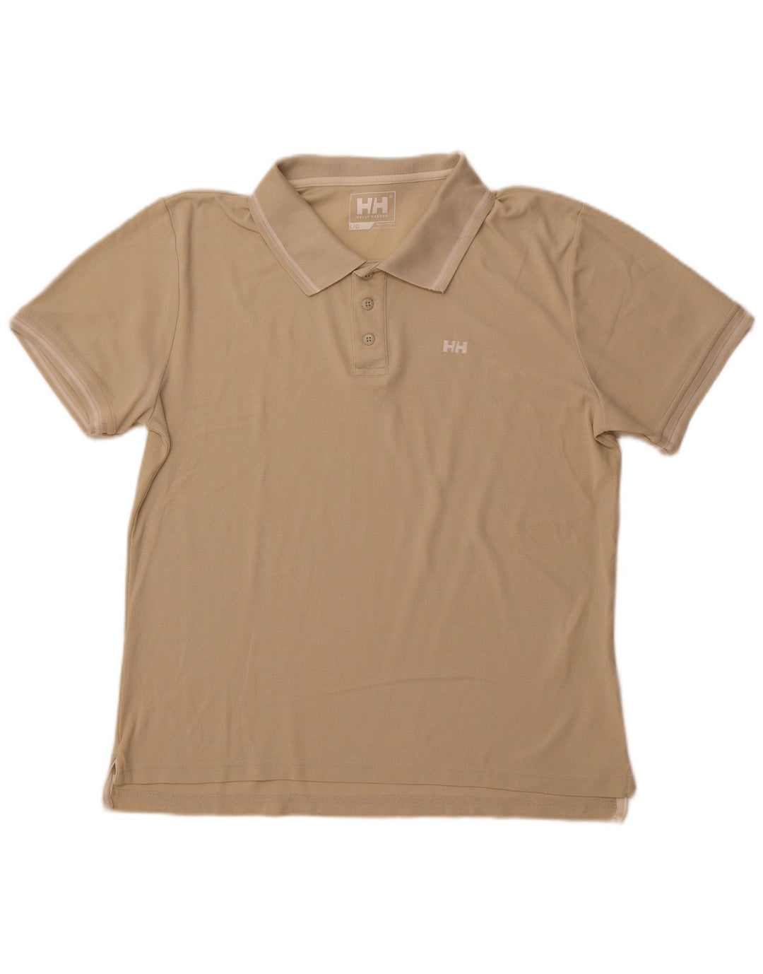 HELLY HANSEN Camisa polo masculina grande poliamida bege