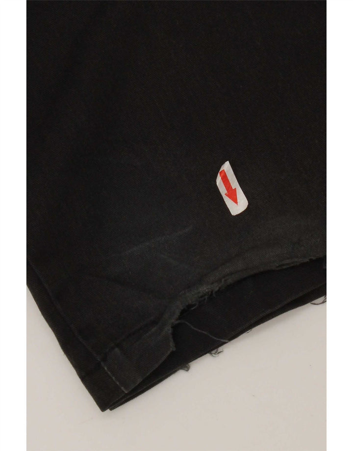 Calças cargo retas masculinas Dickies W36 L30 poliéster preto