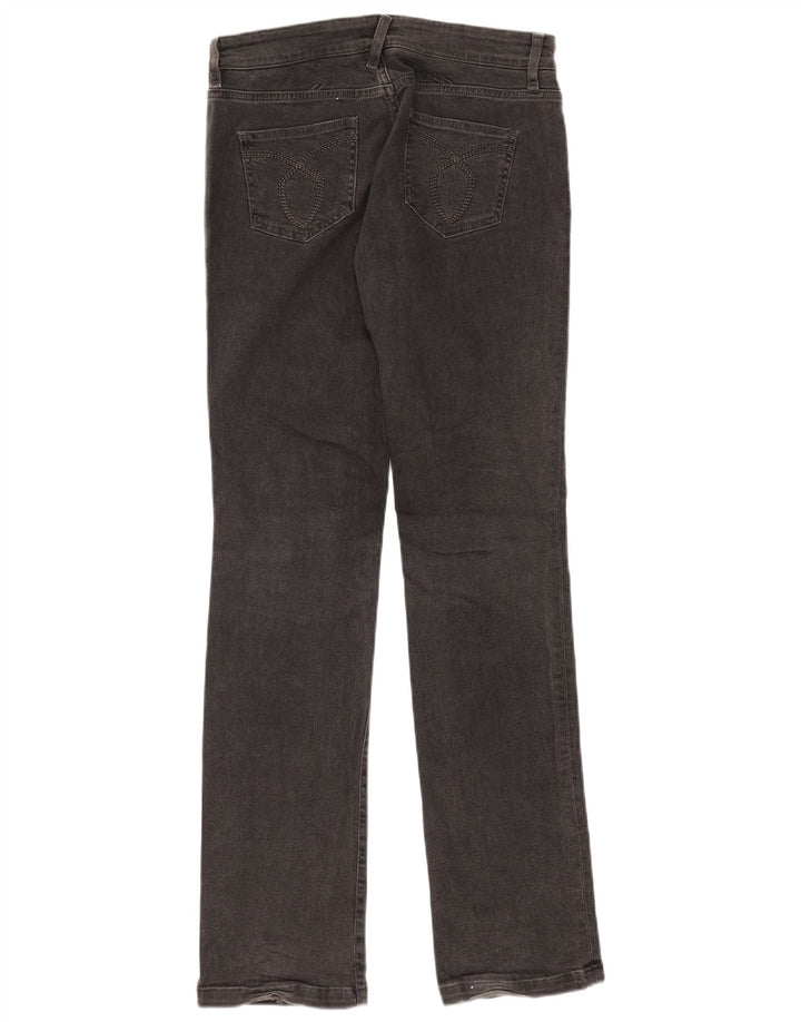 Calça jeans feminina Massimo Dutti W29 L33 cinza algodão