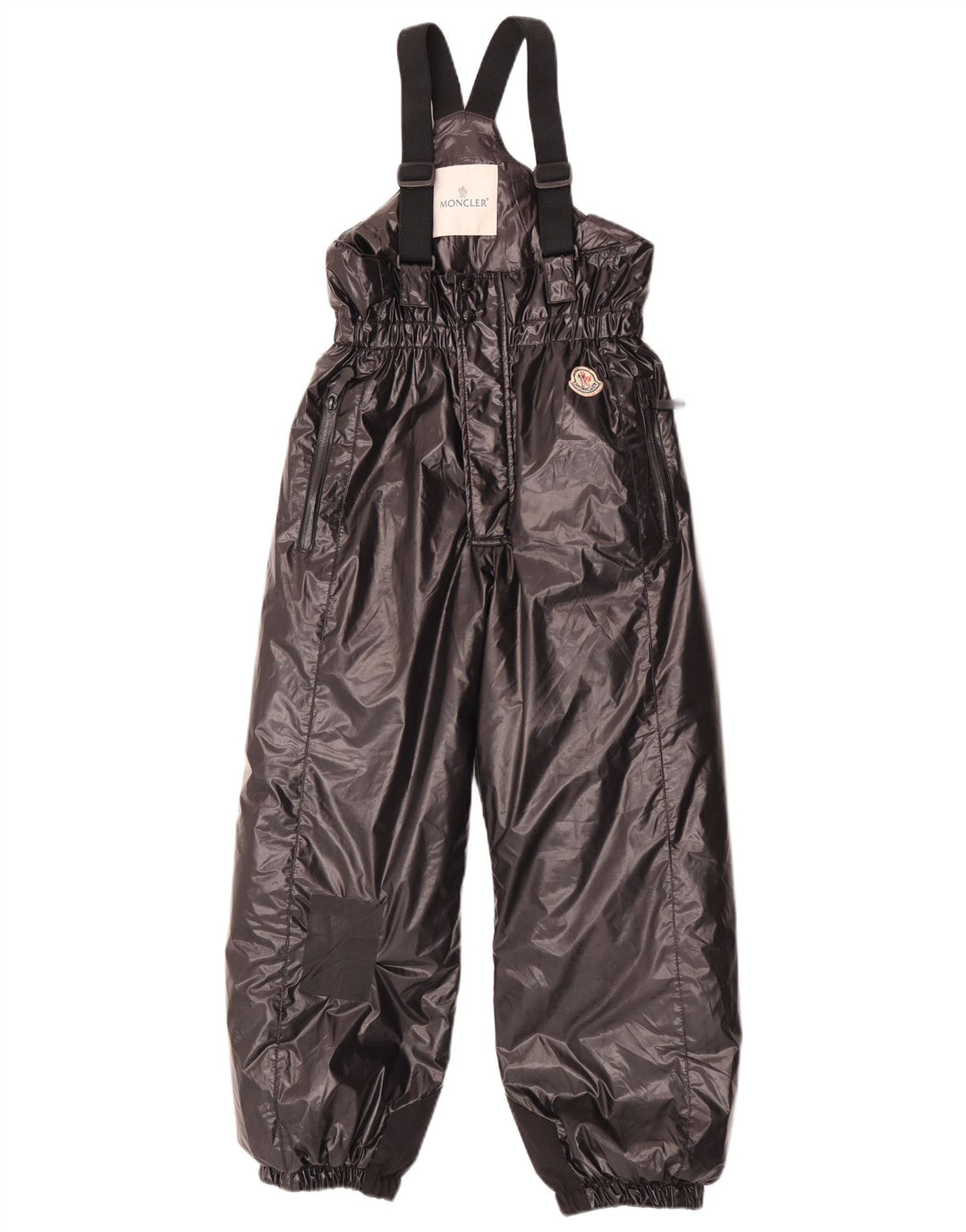 Calça Moncler Boys Dungarees Ski 9-10 Anos Preto Poliamida Inverno