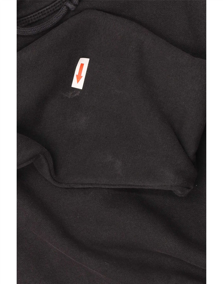 Nike Mens Hoodie Jumper Médio Algodão Preto