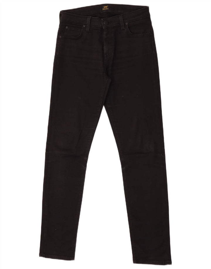 Lee Womens Elly Slim Jeans W29 L33 Algodão Preto