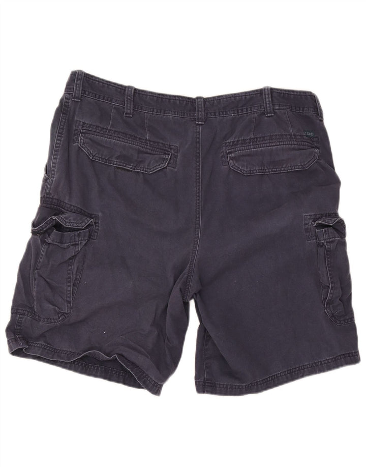 Shorts cargo masculino Izod W38 XL azul marinho algodão