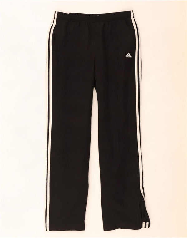 Calça de treino feminina Adidas UK 14 grande poliéster preto
