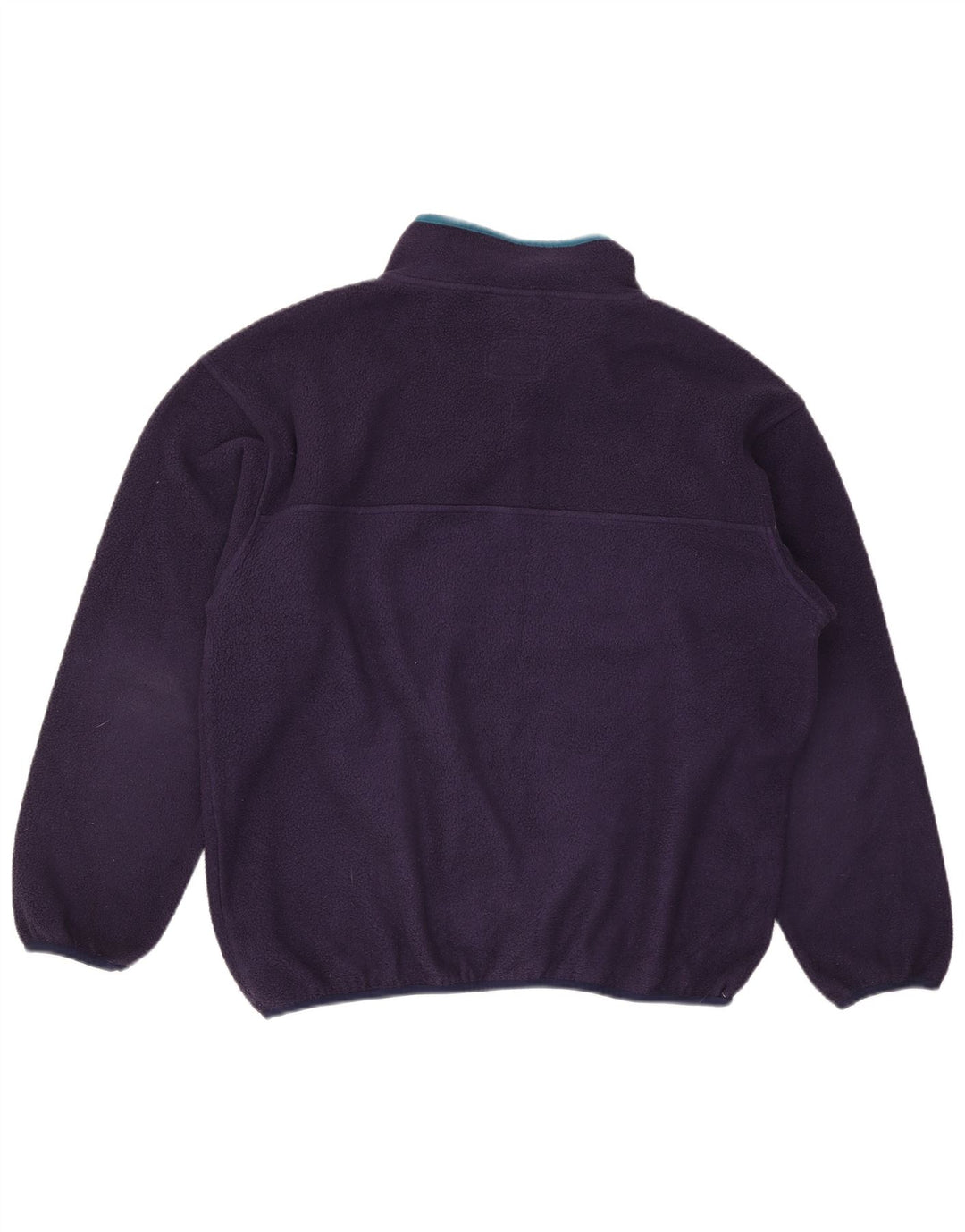 Murphy & Nye Suéter masculino de lã com botão e gola 2XL azul marinho