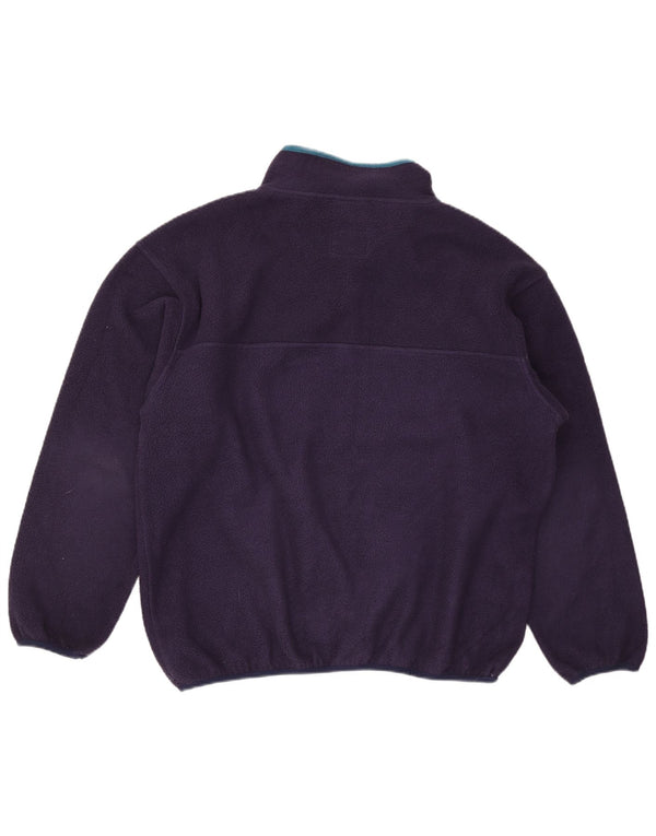 Murphy & Nye Suéter masculino de lã com botão e gola 2XL azul marinho