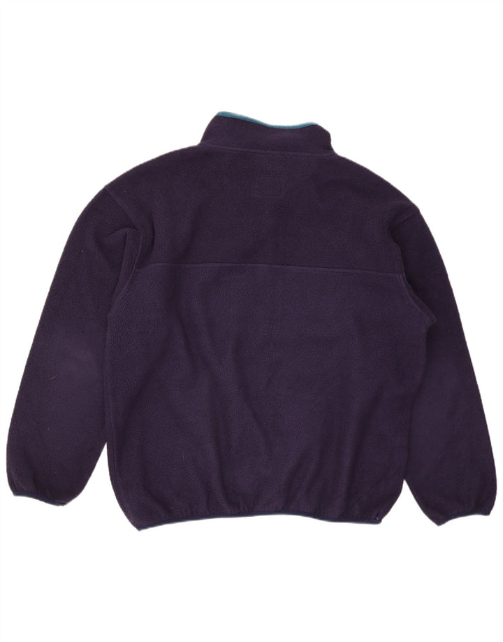 Murphy & Nye Suéter masculino de lã com botão e gola 2XL azul marinho