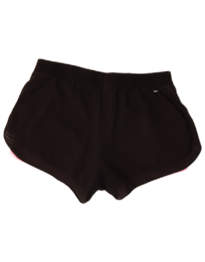Adidas Womens Climalite Sport Shorts UK 12/14 Médio Preto Poliéster