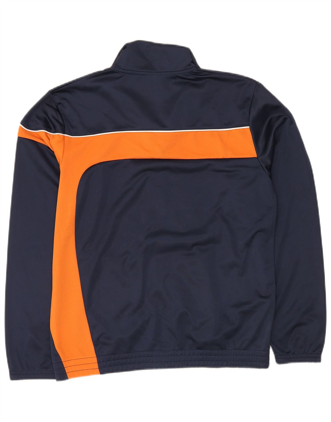ASICS Mens Treino Top Jacket Médio Azul Marinho Colourblock Poliéster