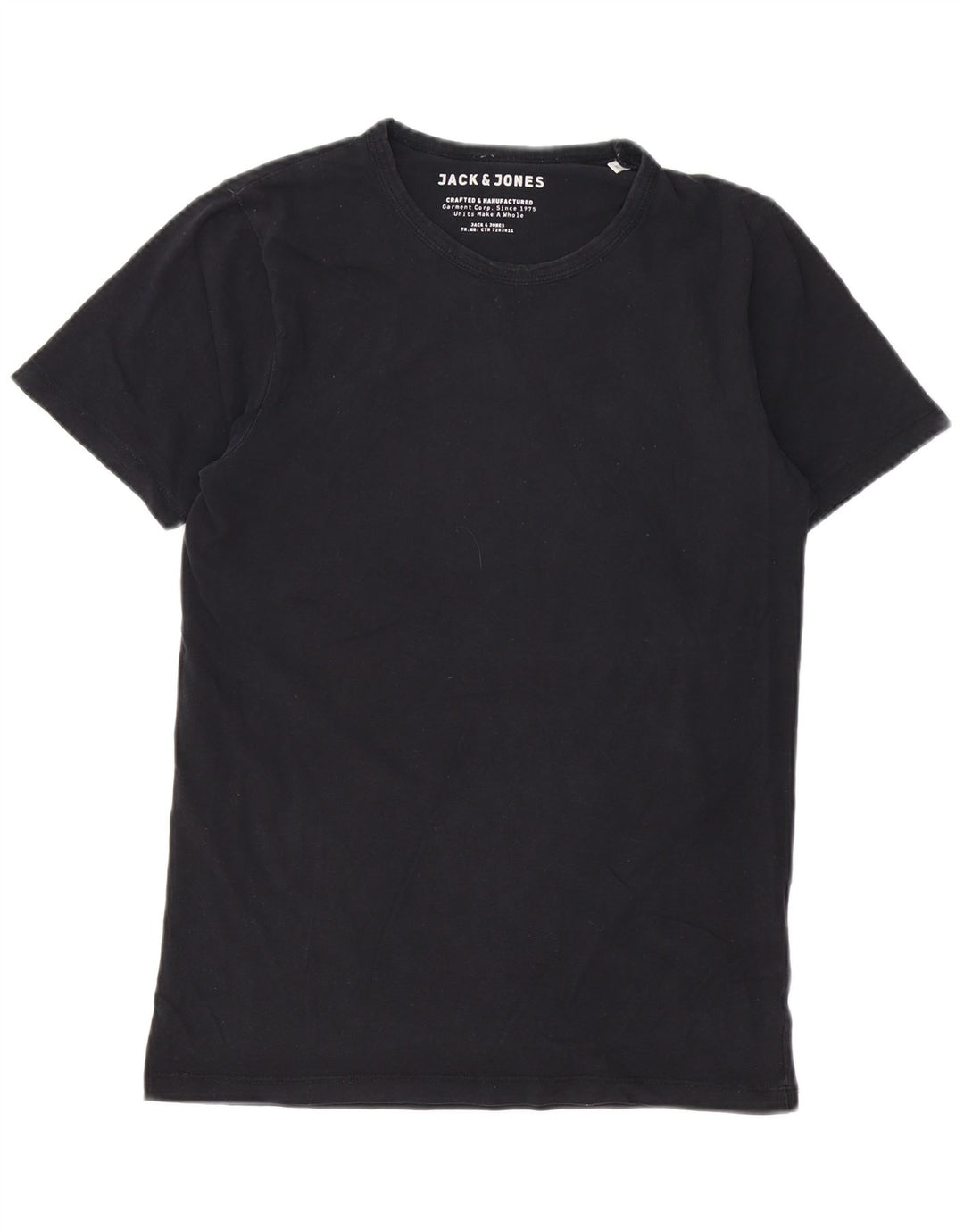Camiseta masculina Jack & Jones Top médio preto